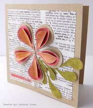 BoBunny Little Miss Card